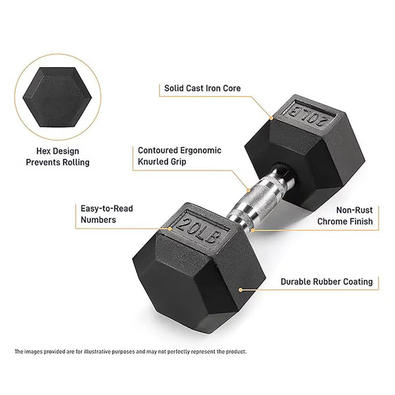  68Kg Dumbbell Set with Storage Rack